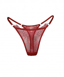 Трусы стринги Red Chantilly с регуляторами красный